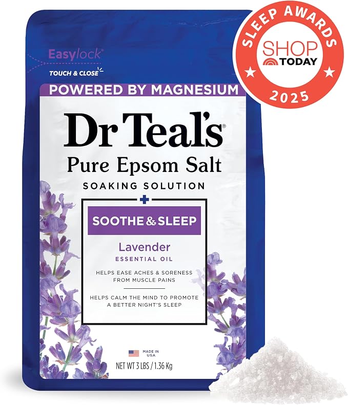 Dr Teal's Pure Epsom Salt, Lavender & Eucalyptus Duo Bundle, 3 lbs - Image 2