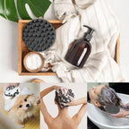 INNERNEED Scalp Care Massager Shampoo Brush, Wet & Dry Manual Head Scrubber - Image 6