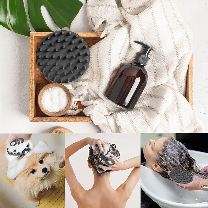 INNERNEED Scalp Care Massager Shampoo Brush, Wet & Dry Manual Head Scrubber - Image 6