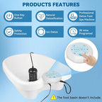 Pilipane Foot Bath Machine, Portable Ionic Detox Foot Bath Machine, Foot - Image 7