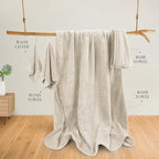 MaopaoBeauty 35X70 Inches Extra Large Bath Towels Sets of 4 - Image 2