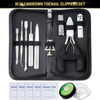 10 PCS Toenail Clippers Tool Kit, Modacraft Professional Podiatrist Nail - Image 8
