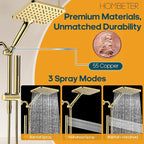 Filtered Shower Head with Handheld Spray Combo High Pressure Rain Shower Head - Image 4