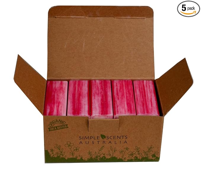 Simple Scents Australia Goats Milk and Berries Scented Natural Soap Bars by SimpleScentsAustralia