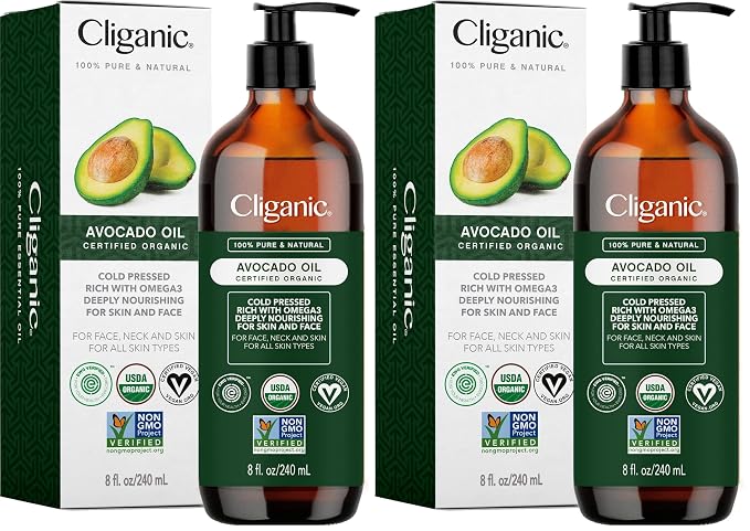 Cliganic Organic Avocado Oil, 100% Pure by Cliganic