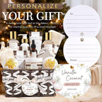Mothers Day Birthday Gifts for Women, Vanilla Coconut Relaxing Spa Gift Baskets - Image 7