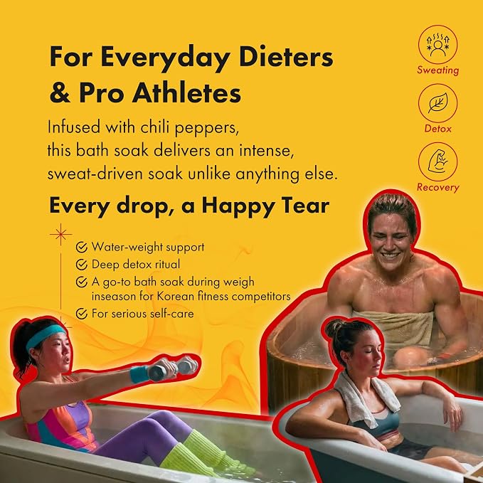 Happy Tears Bath Soak, Made in Korea, Sweat & Detox - Image 3