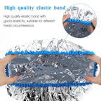 2 Pcs Aluminum Foil Deep Conditioning Hair Cap Reusable Heat Cap - Image 6