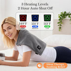 Cordless Heating Pad for Back Pain Relief & Cramps, Battery Operated, 3 Heat - Image 7