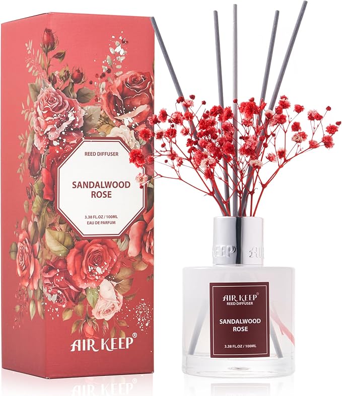Airkeep Reed Diffuser Set, 3.38 fl oz by Airkeep