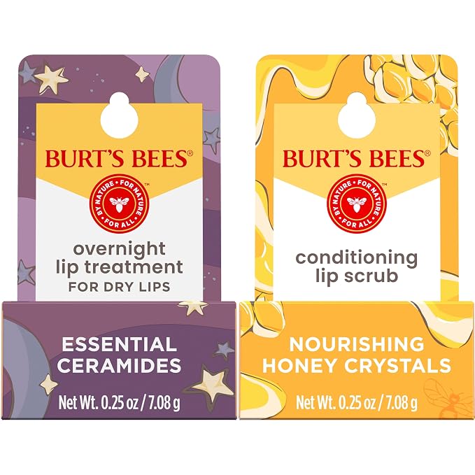 Burt’s Bees Conditioning Lip Scrub and Overnight Intensive Lip Treatment - Image 10