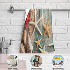 Nautical Seashell Starfish Hand Towels - Image 5