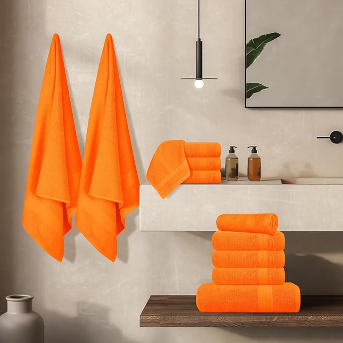 GLAMBURG Ultra Soft 24-Piece Towel Set - Image 6
