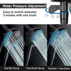 Shower Head with Handheld High Pressure: 2-IN-1 Shower Head with 7.2" Rainfall - Image 3