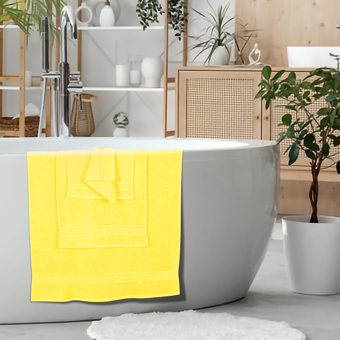 Elvana Home Ultra Soft 6 Pack Cotton Towel Set, Contains 2 Bath Towels 28x55 - Image 5