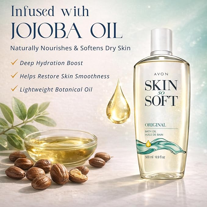 AVON Skin So Soft Original Bath Oil - Image 3