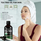Tea Tree Oil – 100% Pure Organic Tea Tree Essential Oil - Image 3