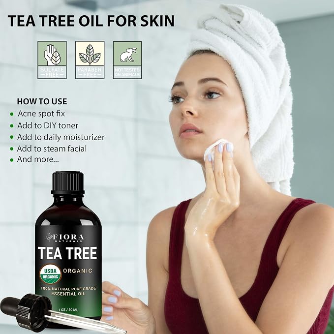 Tea Tree Oil – 100% Pure Organic Tea Tree Essential Oil - Image 3