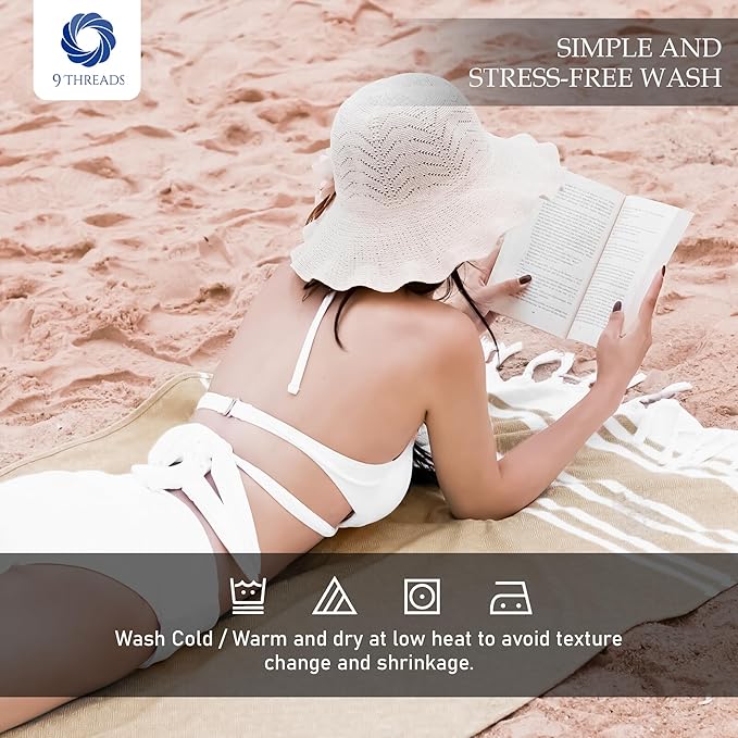 Cotton Turkish Beach Towel - Image 3