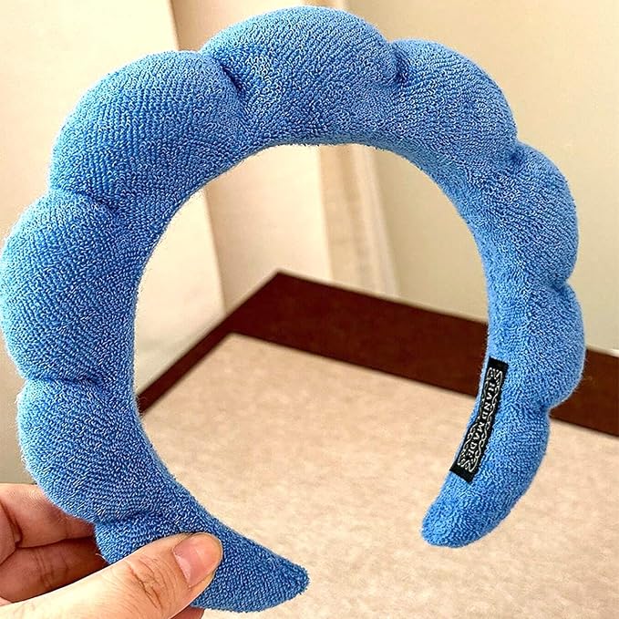 Spa Terry Cloth Headbands for Facial Skincare, Makeup Application, Face Washing - Image 6