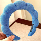 Spa Terry Cloth Headbands for Facial Skincare, Makeup Application, Face Washing - Image 6