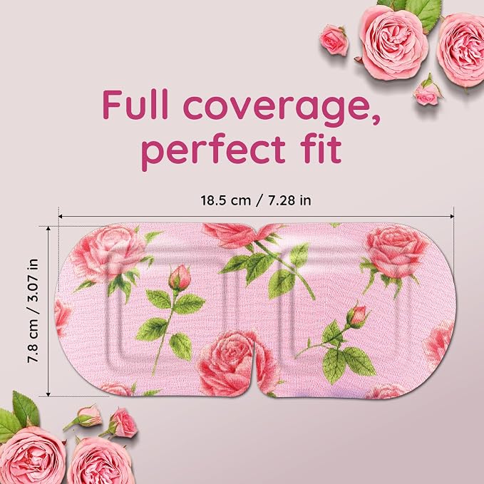 16 Pack Rose Steam Eye Mask for Dryness, Strain & Relaxation, Heated Eye Mask - Image 8