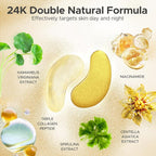 Under Eye Patches for Puffy Eyes, Dark Circles, Wrinkles & Eye Bags-Day & Night - Image 3