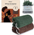 CORATED African Net Sponge Authentic, Shower Loofah Exfoliating Bath Sponge by CORATED