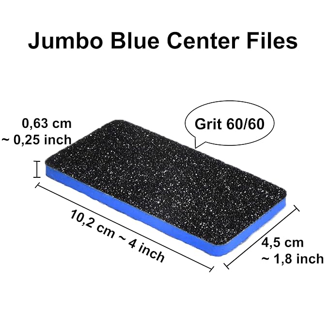 New AMT 25 PCS Pedicure Foot File Grit 60/60, Nail Files - Image 7