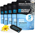 Muscle Rehab Epsom Salt Bath Soak 5 Travel Packets by MuscleRehabSportsRecovery