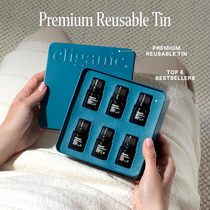 Cliganic Organic Aromatherapy Essential Oils Set, 100% Pure Natural - Image 2