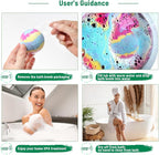 Leafgift Bath Bombs Gift Set, Moisturizing Dry Skin, Stress Relief, Best Gift - Image 6