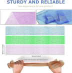 UJFQBH 3 Pieces African Bath Sponge African Net Long Net Bath Sponge - Image 3