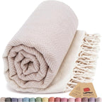 Bazaar Anatolia Turkish Beach Towel 100% Cotton Bath Towels 71x39 Quick Dry by BazaarAnatolia