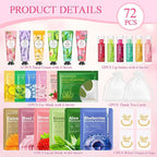 72 Pcs Bulk Gifts For Women, Bulk Facial Mask, Lip Balms, Hand Creams & Under - Image 2