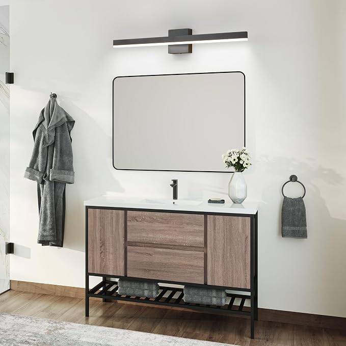 Black Bathroom Vanity Light 31.5 inch, 26W Dimmable 5CCT LED Modern Bathroom - Image 3