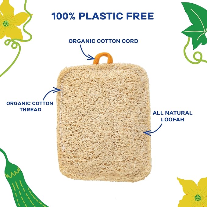 All-Natural Loofah Dish Sponge - Image 2