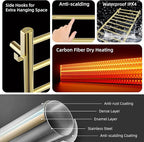 P&Dlusir Towel Warmer, Heated Towel Rack - Image 5