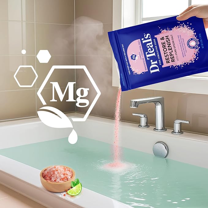 Dr Teal's Epsom Salt Magnesium Soak, Restore & Replenish - Image 5