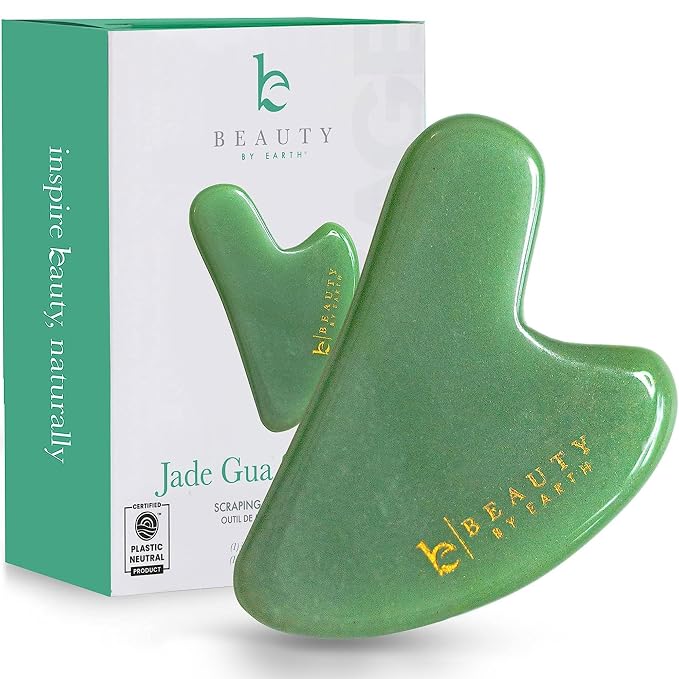 Beauty by Earth Jade Gua Sha Facial Tools by BeautybyEarth