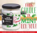 Peppermint Odor Eliminating Highly Fragranced Candle - Image 7