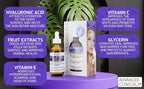 Advanced Clinicals Hyaluronic Acid Moisturizer Face Serum + Collagen Peptide - Image 3