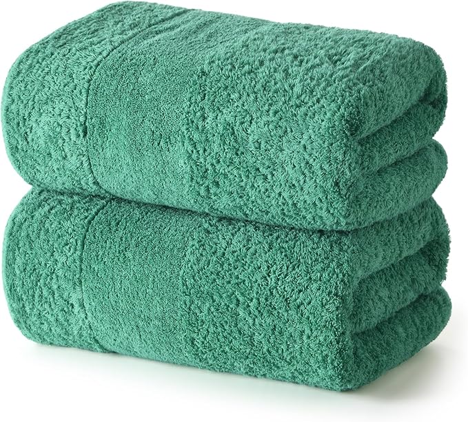 REDKISS Towels 2 Pack Luxury Extra Large Bath Towels Set 30 x 58 Inches – 100% by REDKISSOnline
