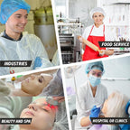 Disposable Bouffant Caps 21 Inch Non Woven Hair Net Elastic Head Cover - Image 6