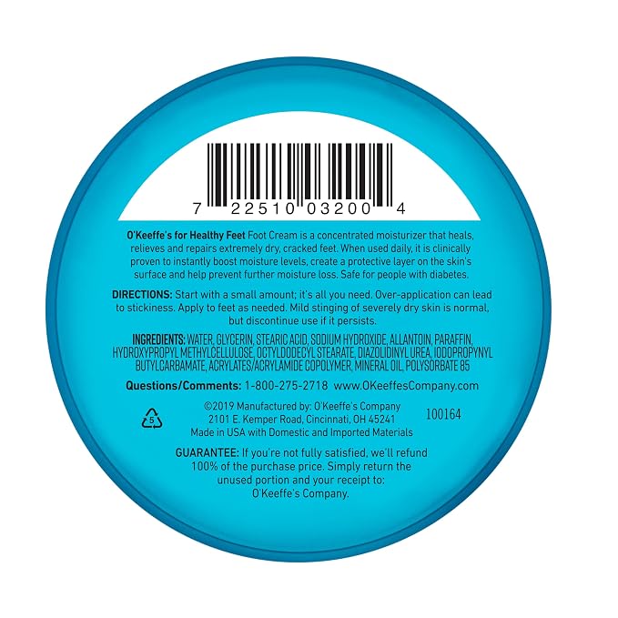 O'Keeffe's for Healthy Feet Foot Cream; Guaranteed Relief for Extremely Dry; - Image 5