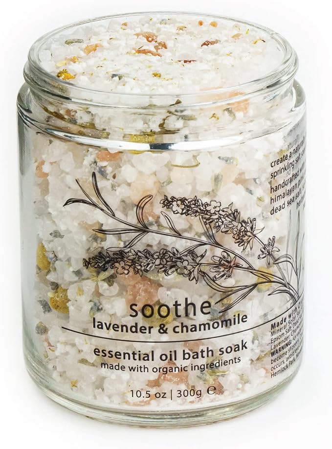 Hemlock Park Soothe Essential Oil Bath Soak | Naturally Soothing Mineral Sea - Image 4