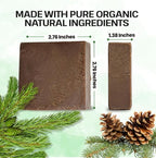 Dr.Ancient Pine Tar Black Soap Bar, Organic Soap Bars Handcrafted the - Image 9