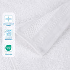 Superior Honeycomb 100% Cotton 500 GSM 12 Piece Bath Towel Set, 6 Washcloths - Image 3