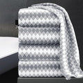 Bath Towel Set Gray 4Pack-35x70 Towel, 600GSM Ultra Soft Microfibers Bathroom by MAGGEA