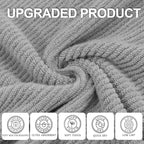 VOOVA & MOVAS Gray Towels for Bathroom - Image 2